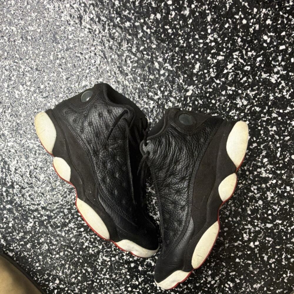 Jordan Air Jordan 13 Playoff Black Red White Men's Athletic Sneakers 414571-062